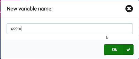 Code variable score